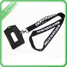 Neues Design Polyester ID Kartenhalter Lanyard für Ausstellung